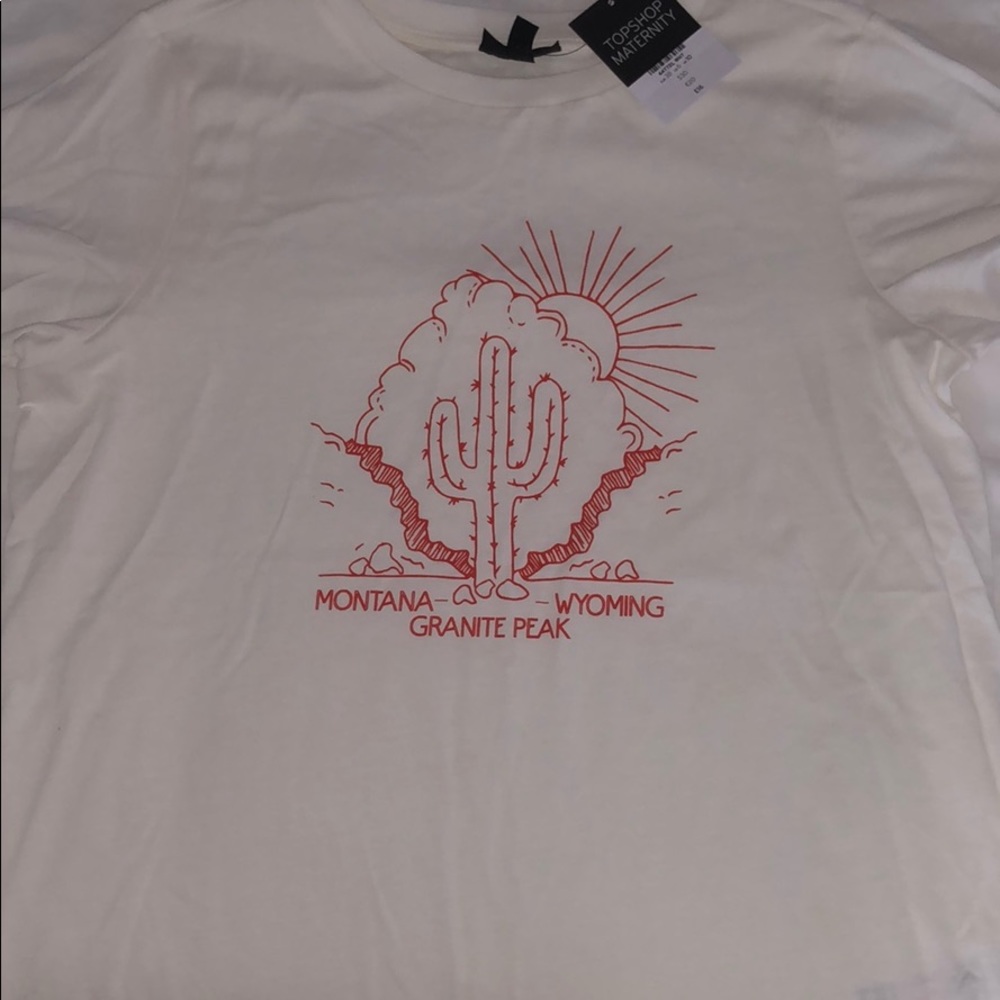 Maternity TopShop Wild West tee NWT